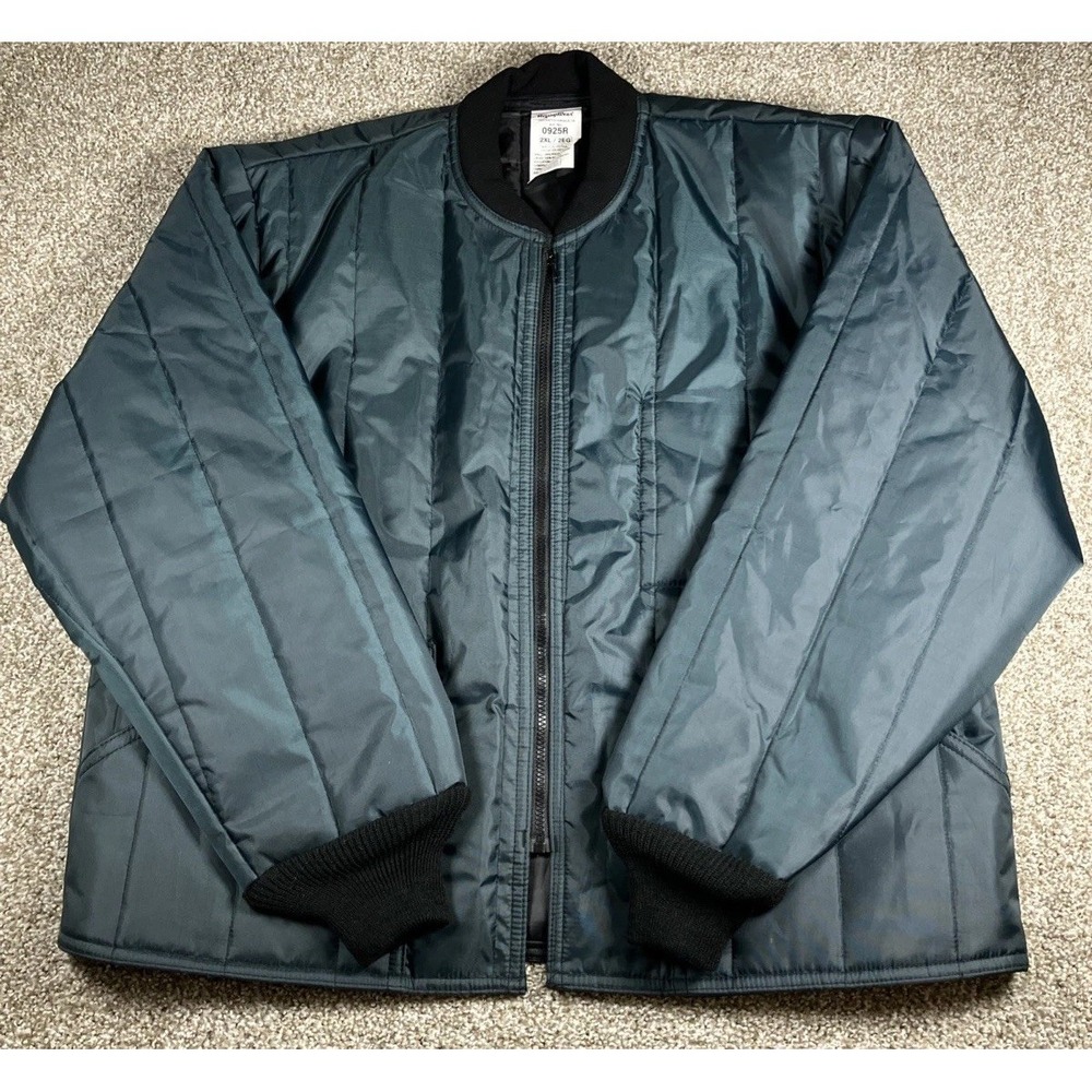 RefrigiWear 0925R Men's‎ Lightweight Workwear Coat Parka Jacket Size 2XL Blue
